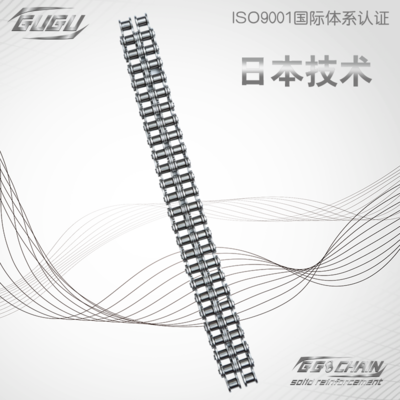 不锈钢短节距双排滚子链条（A系列、B系列）