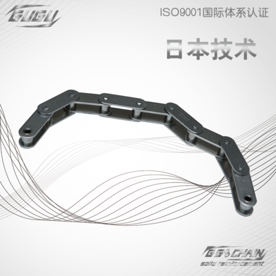 不锈钢双节距空心输送链